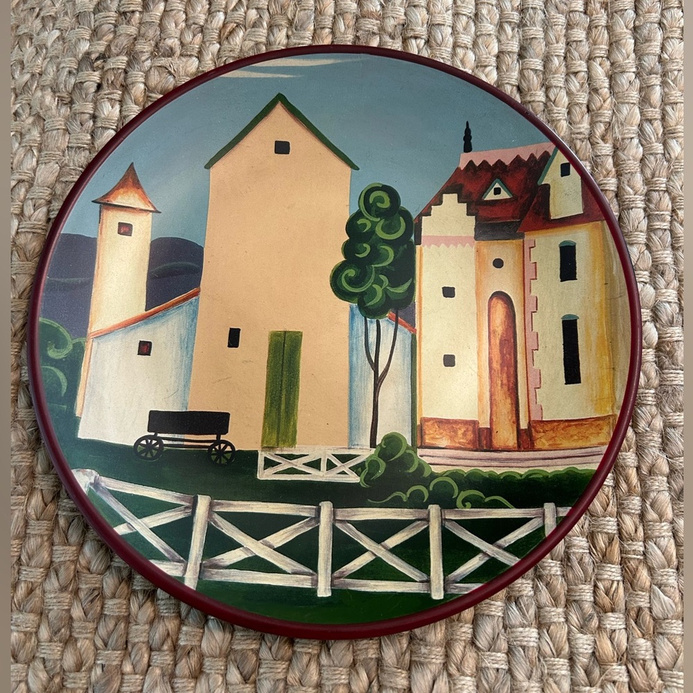 Jim Shore Crazy Mountain Decorative Plate